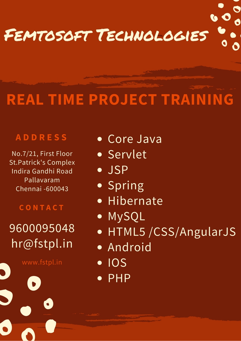 Real Time project Training
